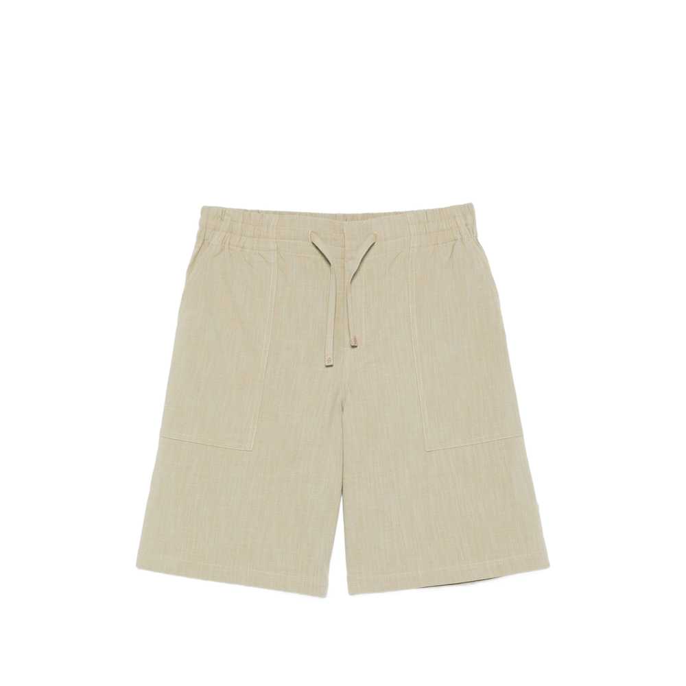 Drôle De Monsieur Drawstring Patch-pocket Shorts