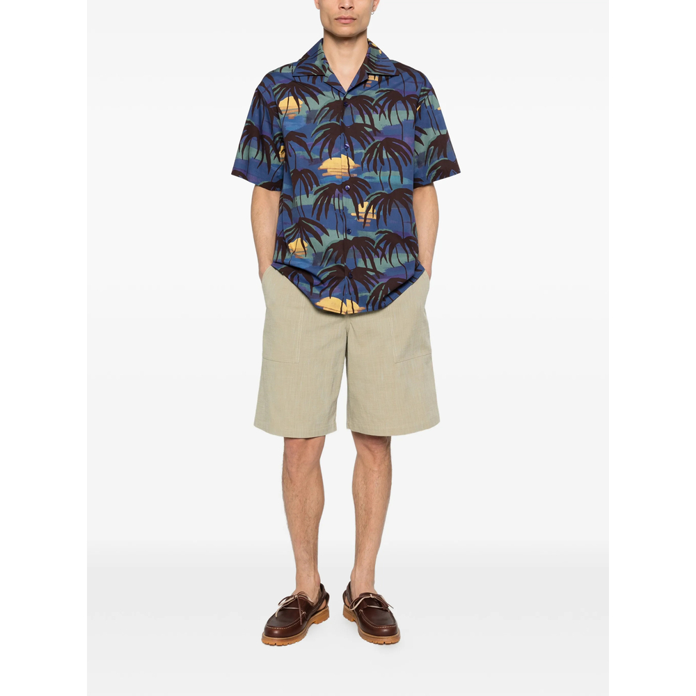 Drôle De Monsieur Palm Button Shirt