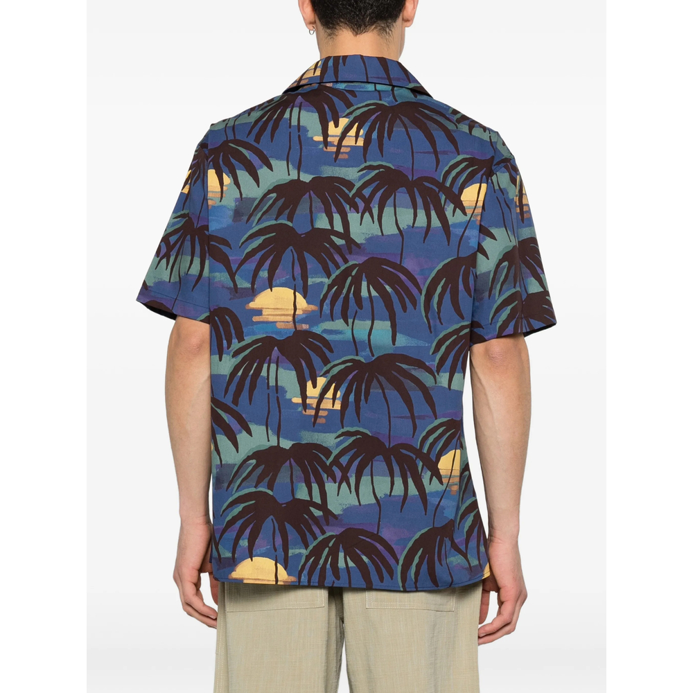 Drôle De Monsieur Palm Button Shirt