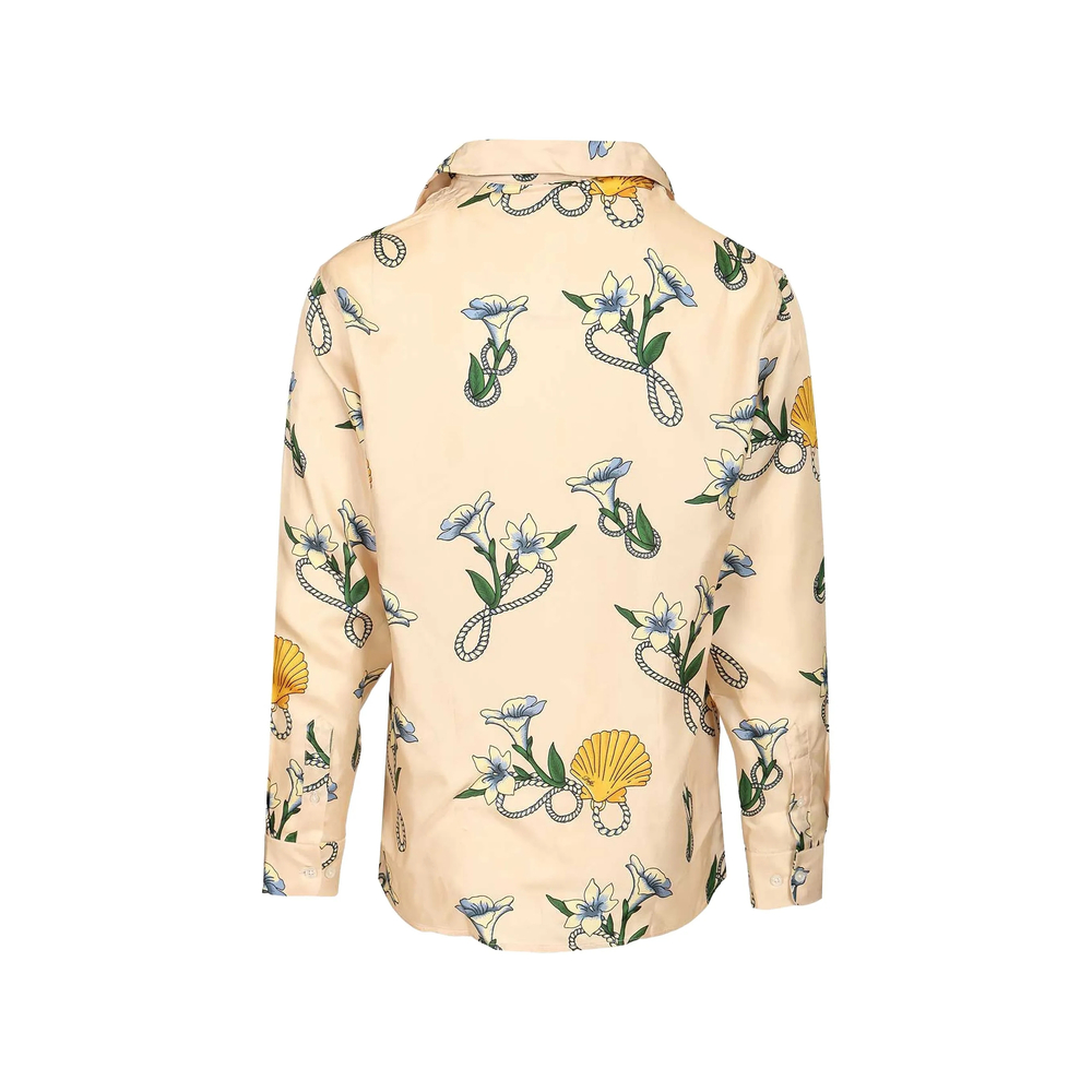 Drôle De Monsieur Floral Seashell Shirt