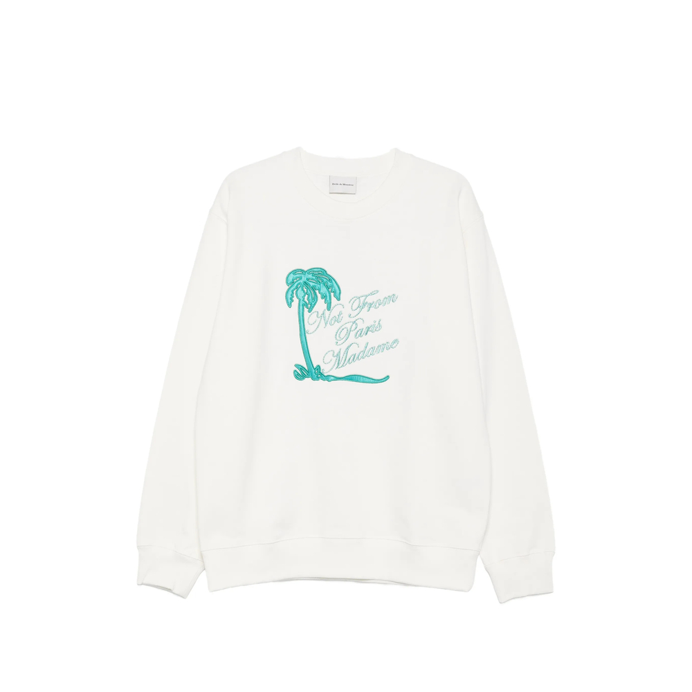 Drôle De Monsieur Slogan Palmiers Sweatshirt