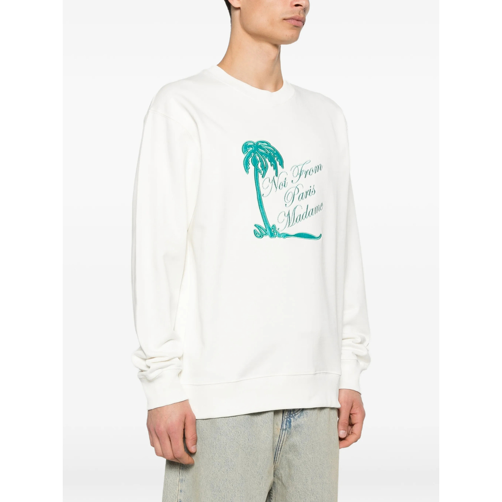 Drôle De Monsieur Slogan Palmiers Sweatshirt
