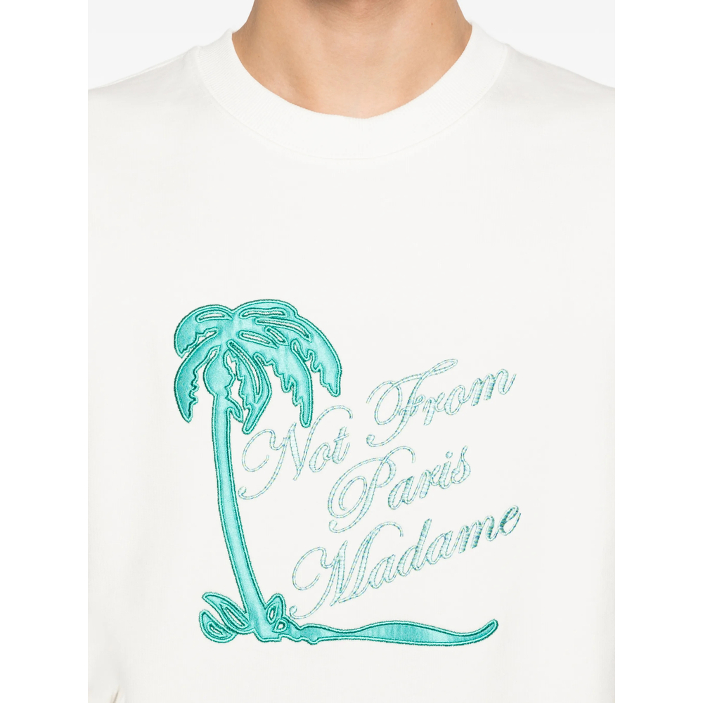 Drôle De Monsieur Slogan Palmiers Sweatshirt