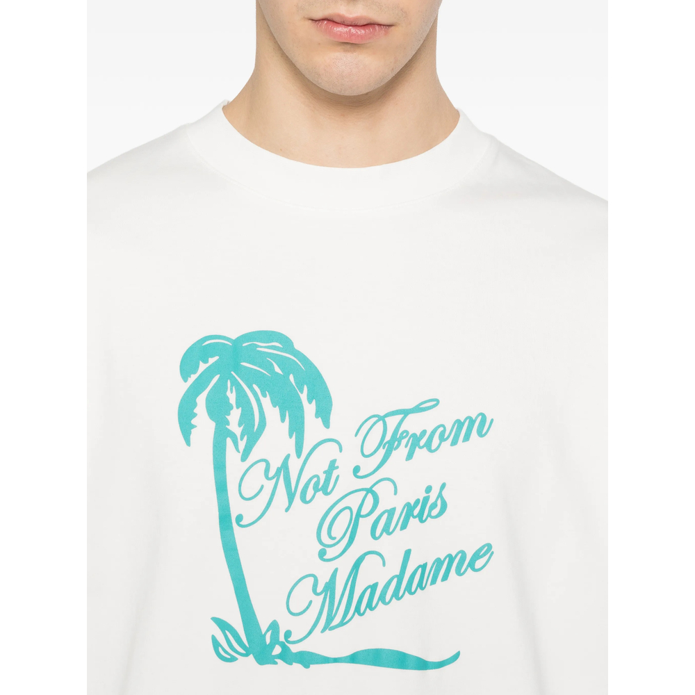 Drôle De Monsieur Slogan Palmiers T-Shirt