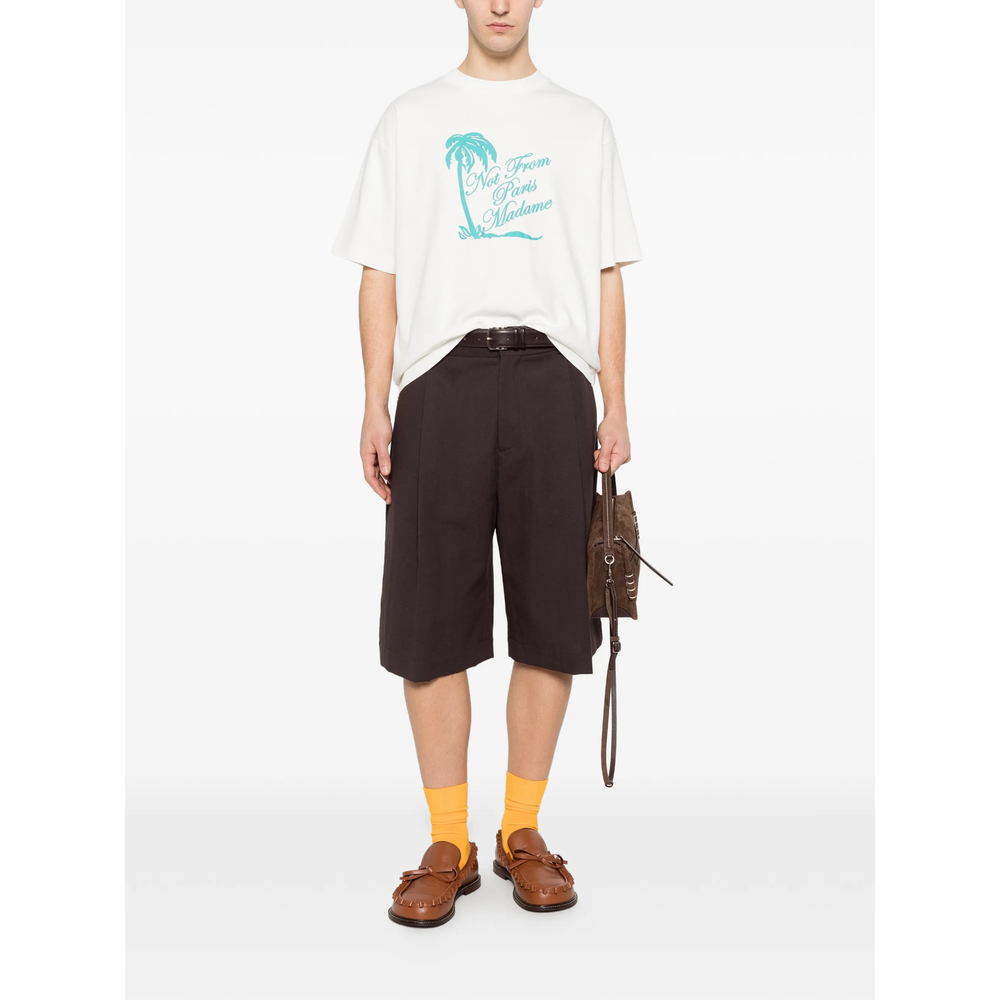 Drôle De Monsieur Slogan Palmiers T-Shirt