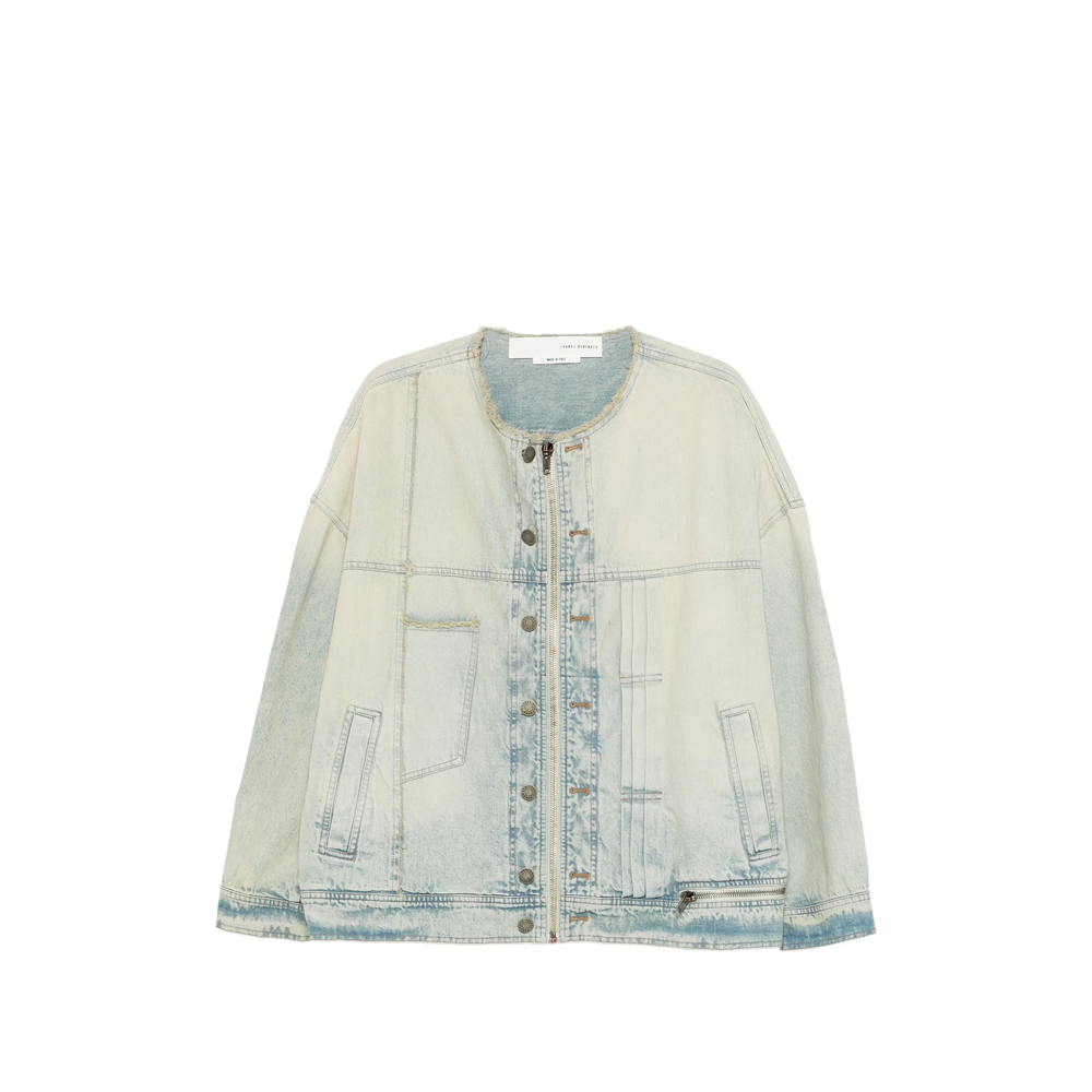 Isabel Benenato Frayed-hem Jacket