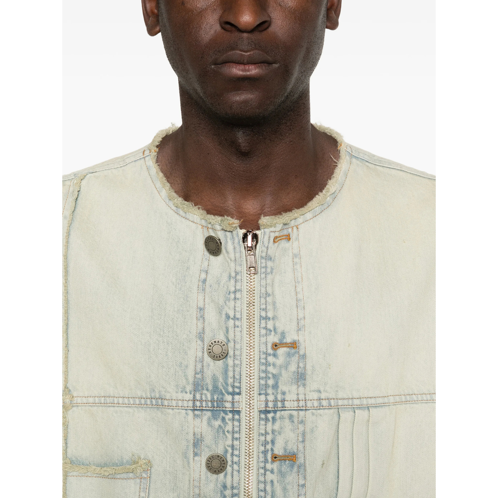 Frayed-Hem Jacket