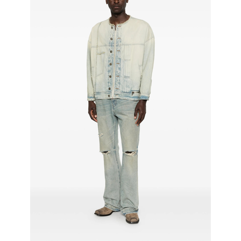 Frayed-Hem Jacket
