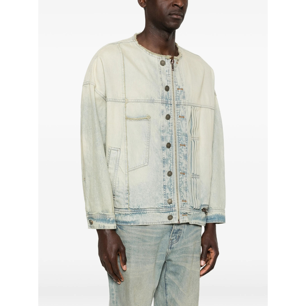 Frayed-Hem Jacket