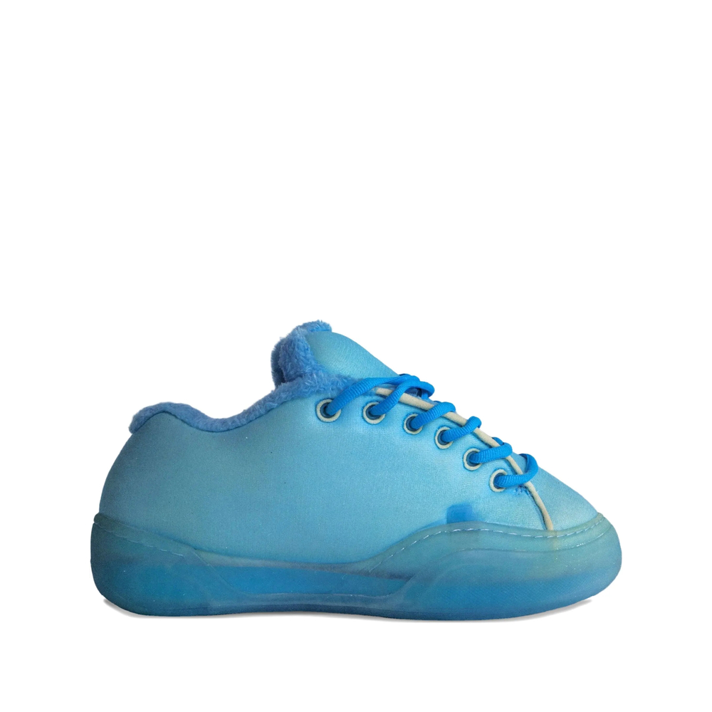Erl Skate Faux-fur Trim Sneakers