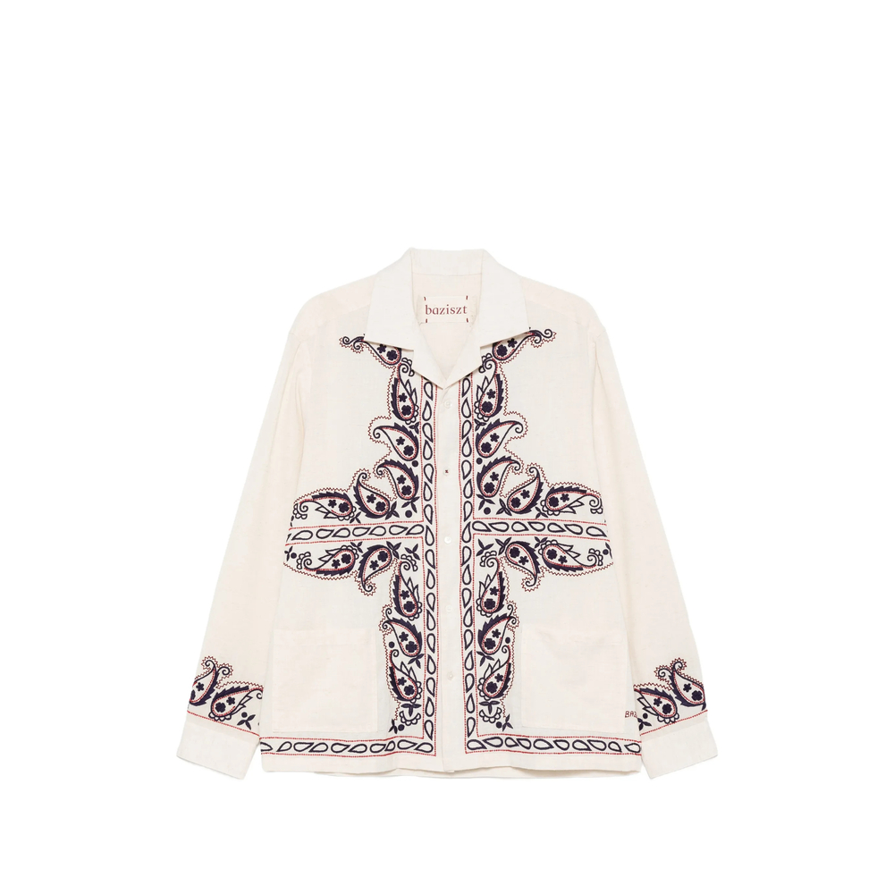 Baziszt Memento Paisley-embroidered Shirt