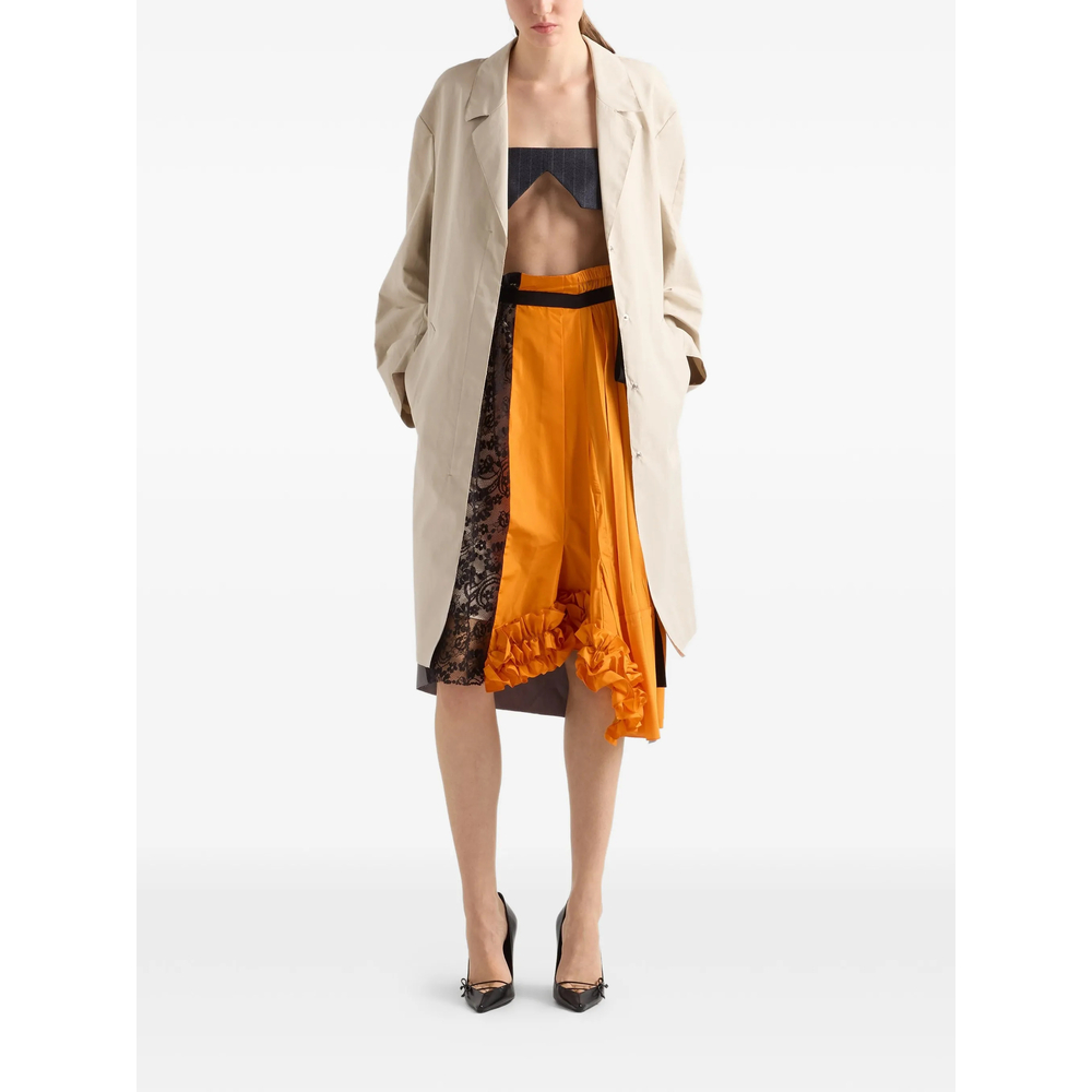 Prada Patchwork Midi Skirt