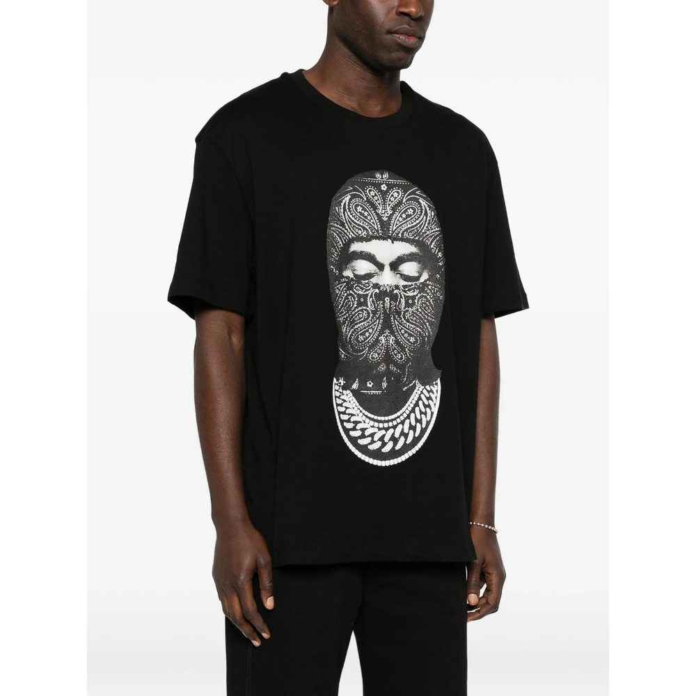 Paisley Mask Front T-Shirt