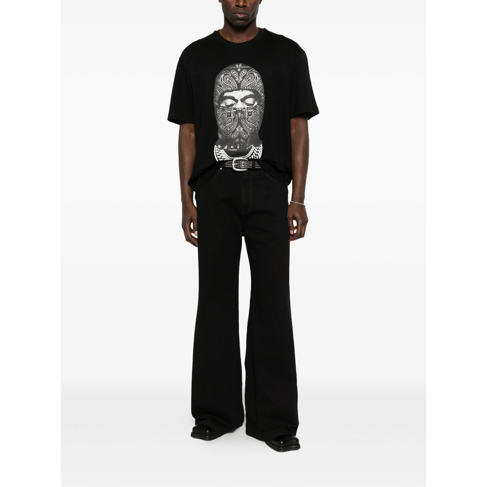 Paisley Mask Front T-Shirt