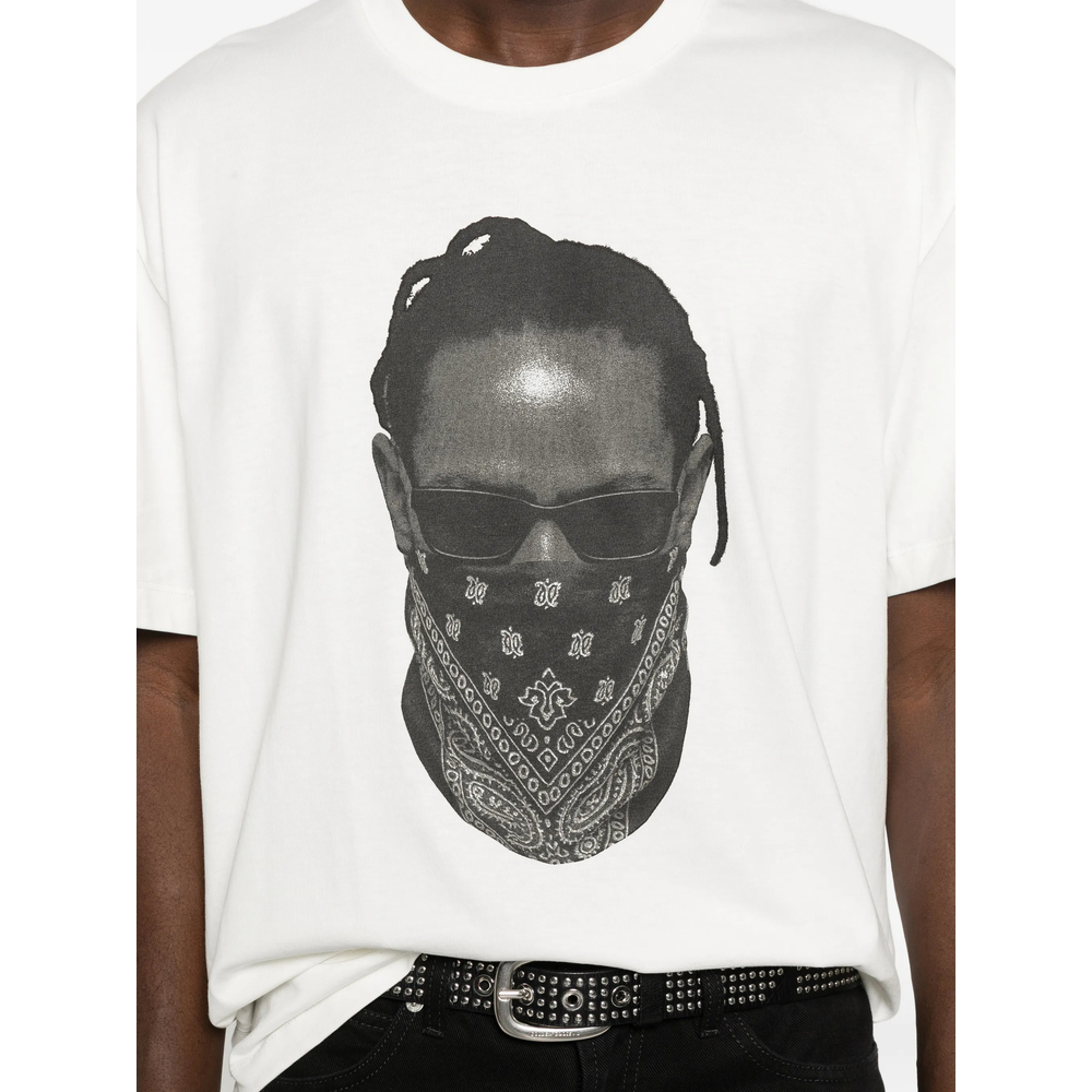 Mask-Print T-Shirt