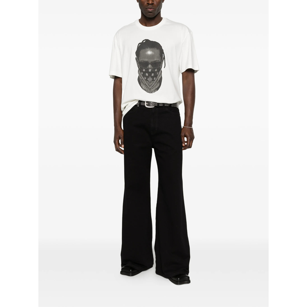 Mask-Print T-Shirt