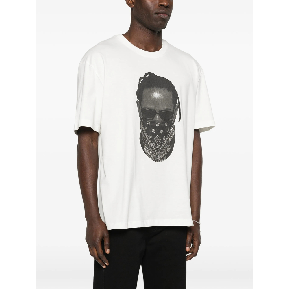Mask-Print T-Shirt