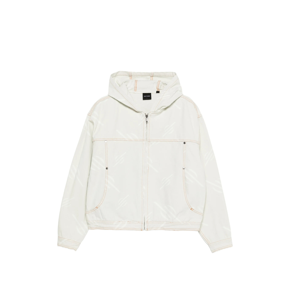 Hooded Patterned Jacket