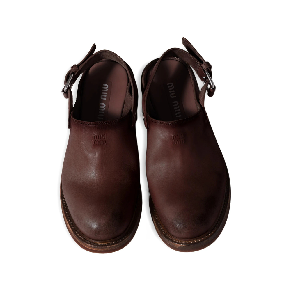 Foule Logo-Embossed Slingback