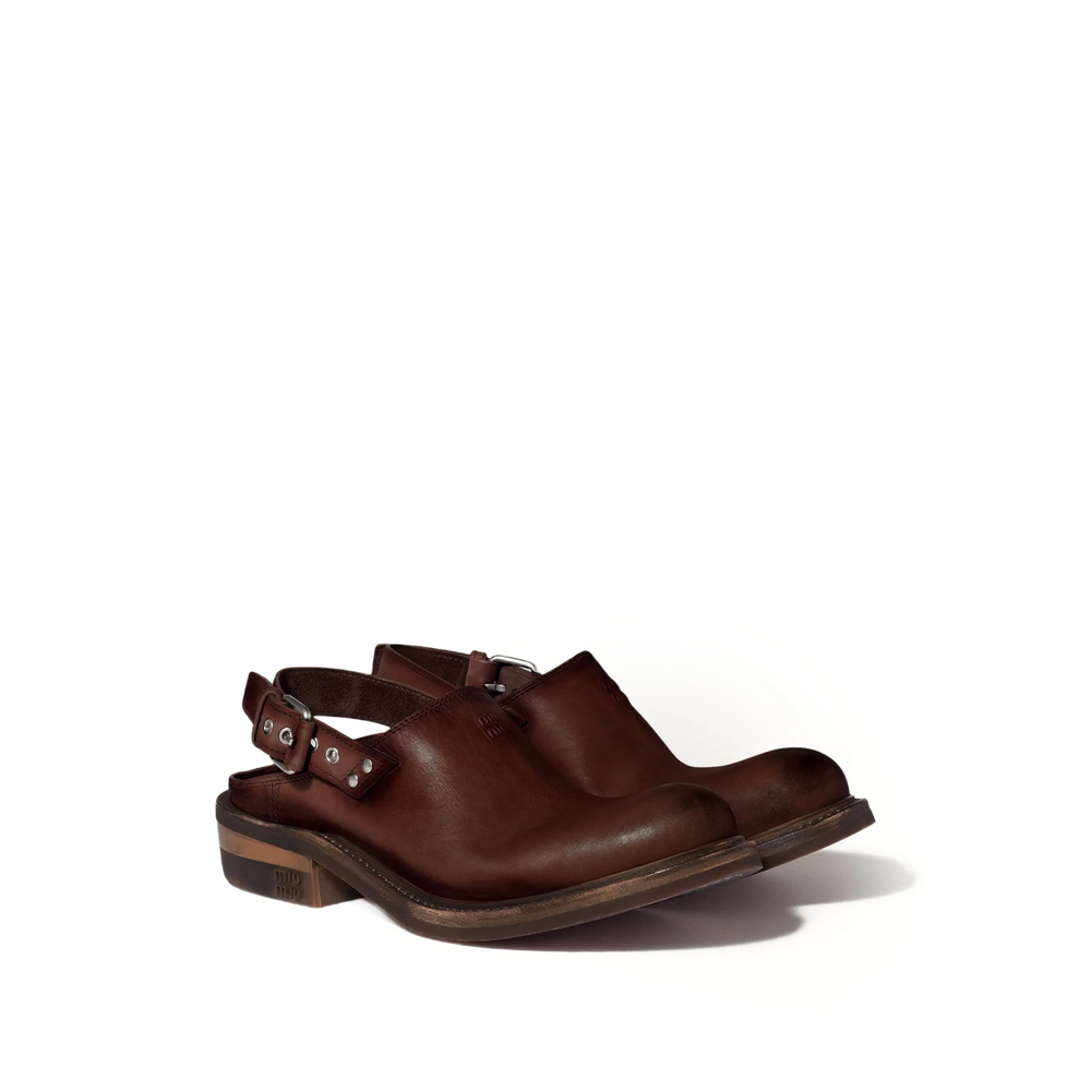 Foule Logo-Embossed Slingback