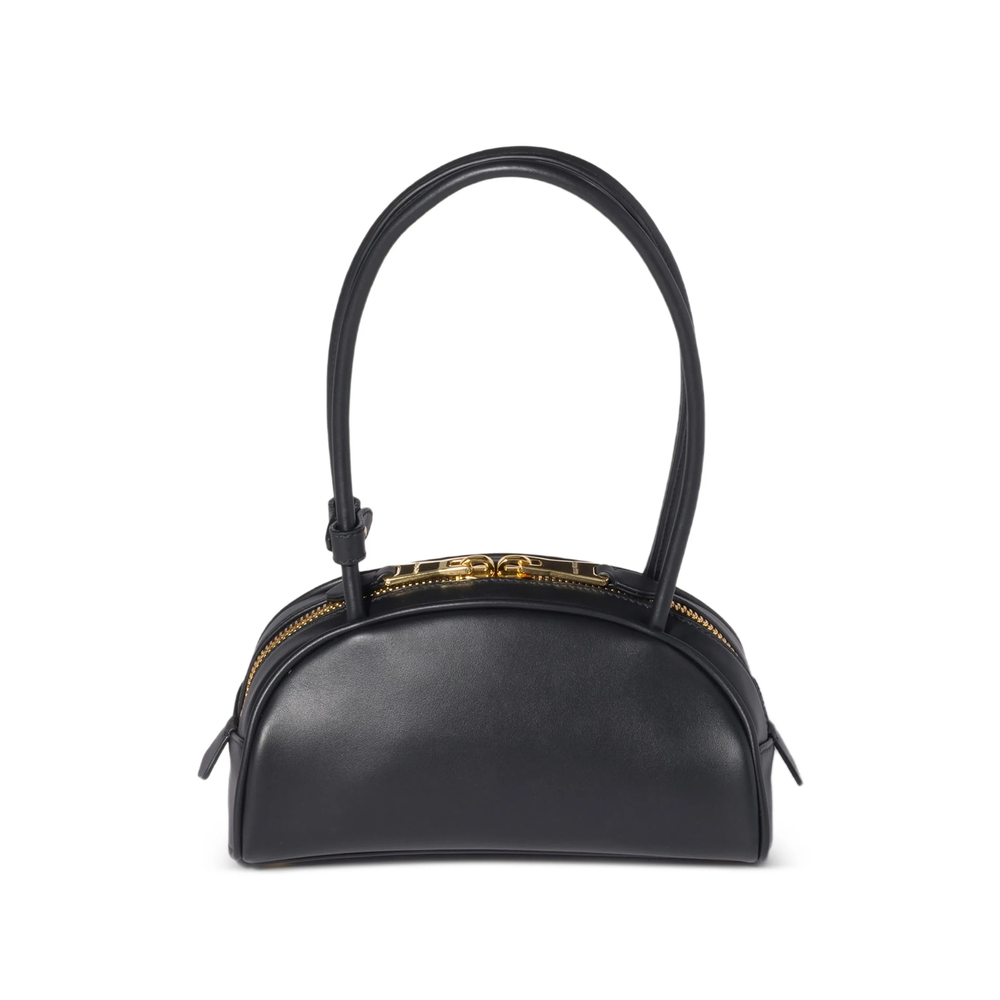 Softy Logo-Plaque Fringed Shoulder Bag