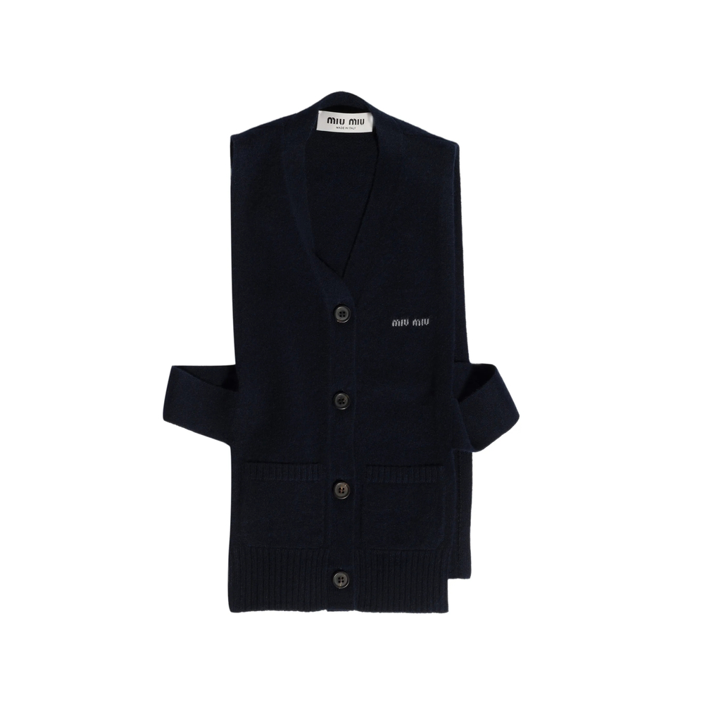 Miu Miu Cashmere Cardigan Vest