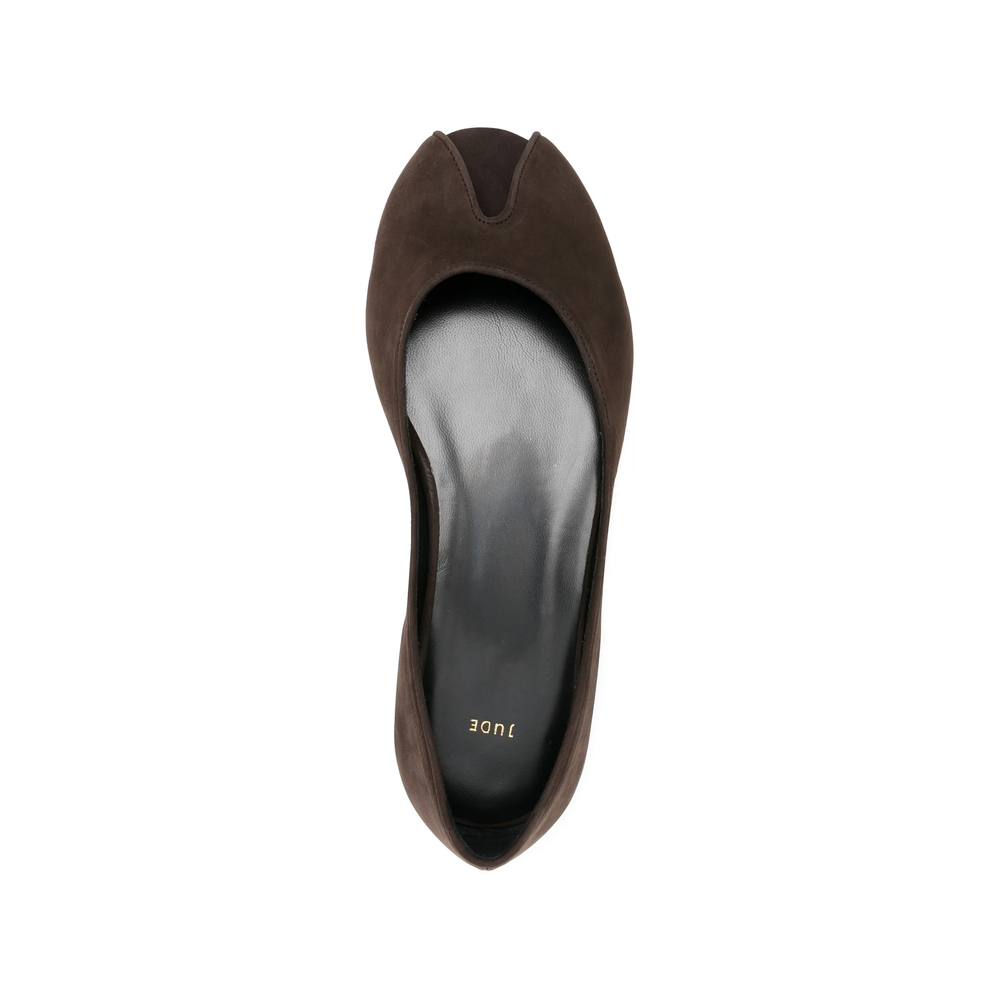 Open-Toe Ballet Flats