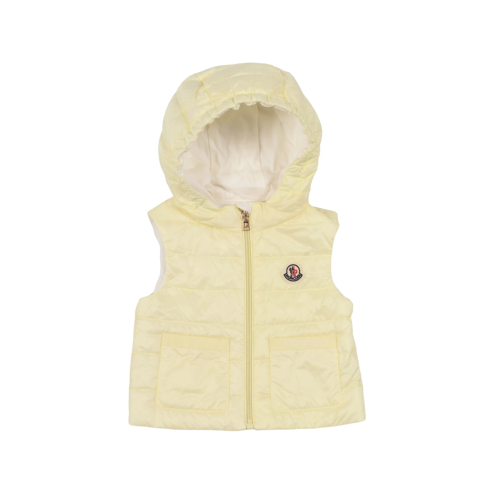 Moncler Lia Quilted Hooded Logo-patch Gilet
