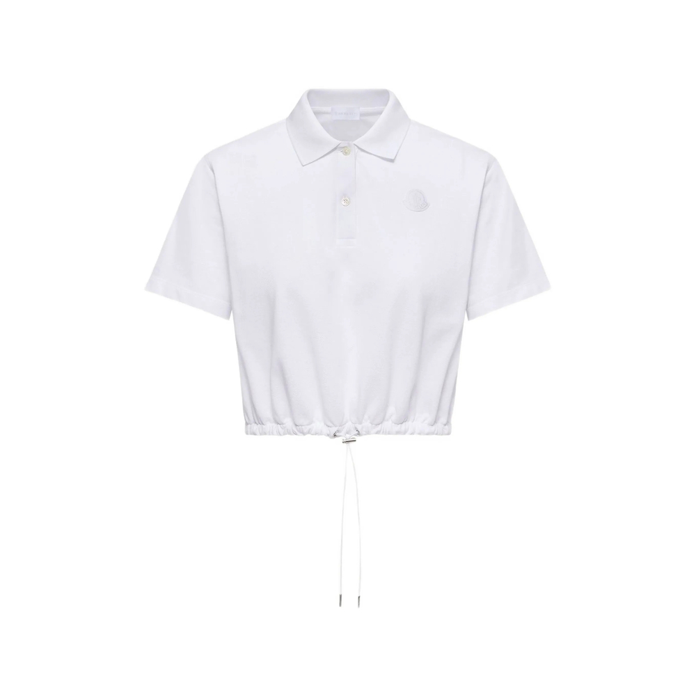 Moncler Drawstring-hem Polo Top
