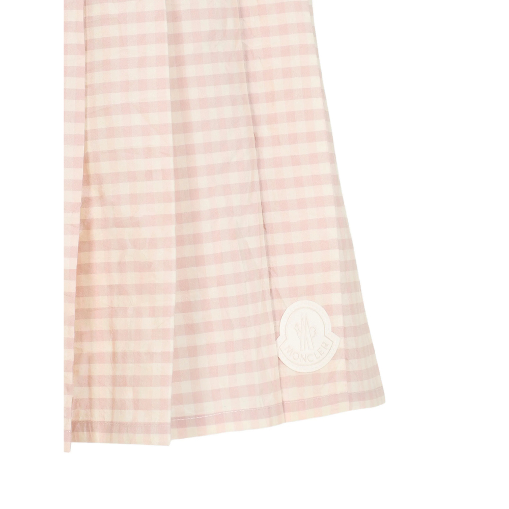 Vichy Cotton Blend Pleated Mini