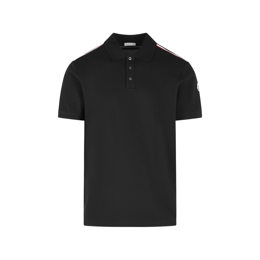 Moncler Stripe-detail Polo Shirt