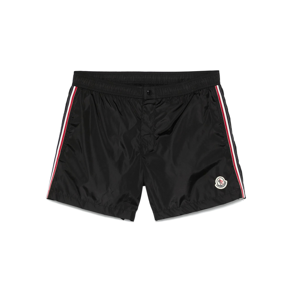 Moncler Tricolour-trimmed Swim Shorts