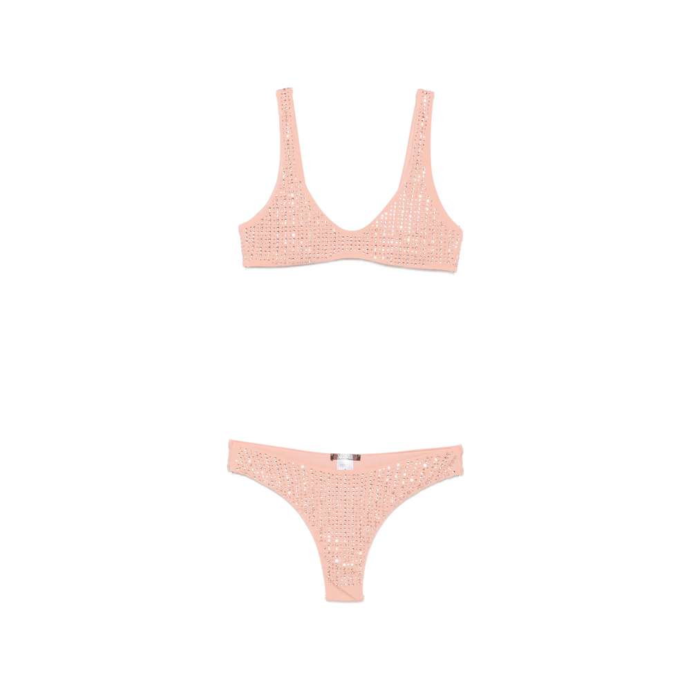 Venuja Crystal-embellished Bikini In Pink