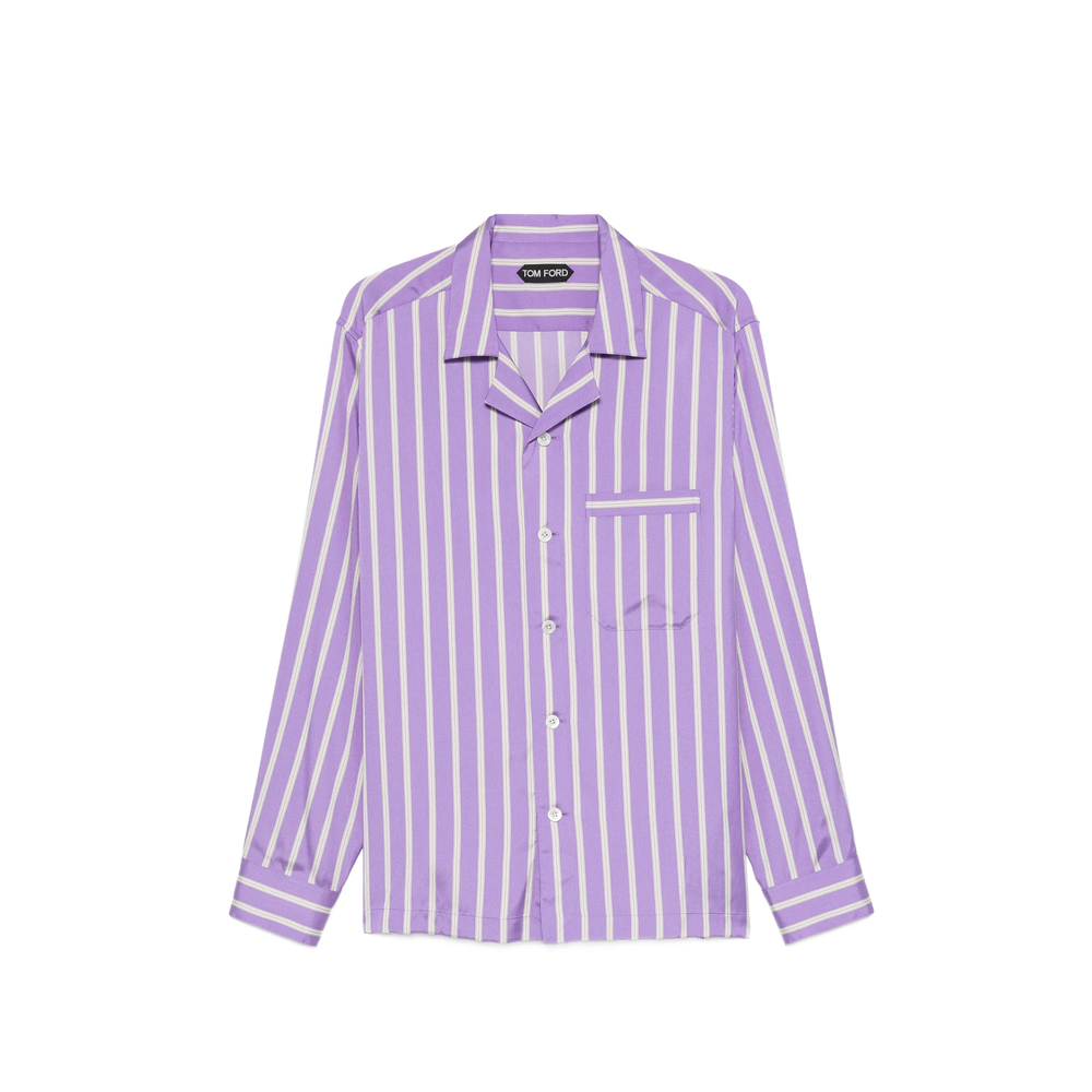 Tom Ford Striped-pattern Chest-pocket Shirt