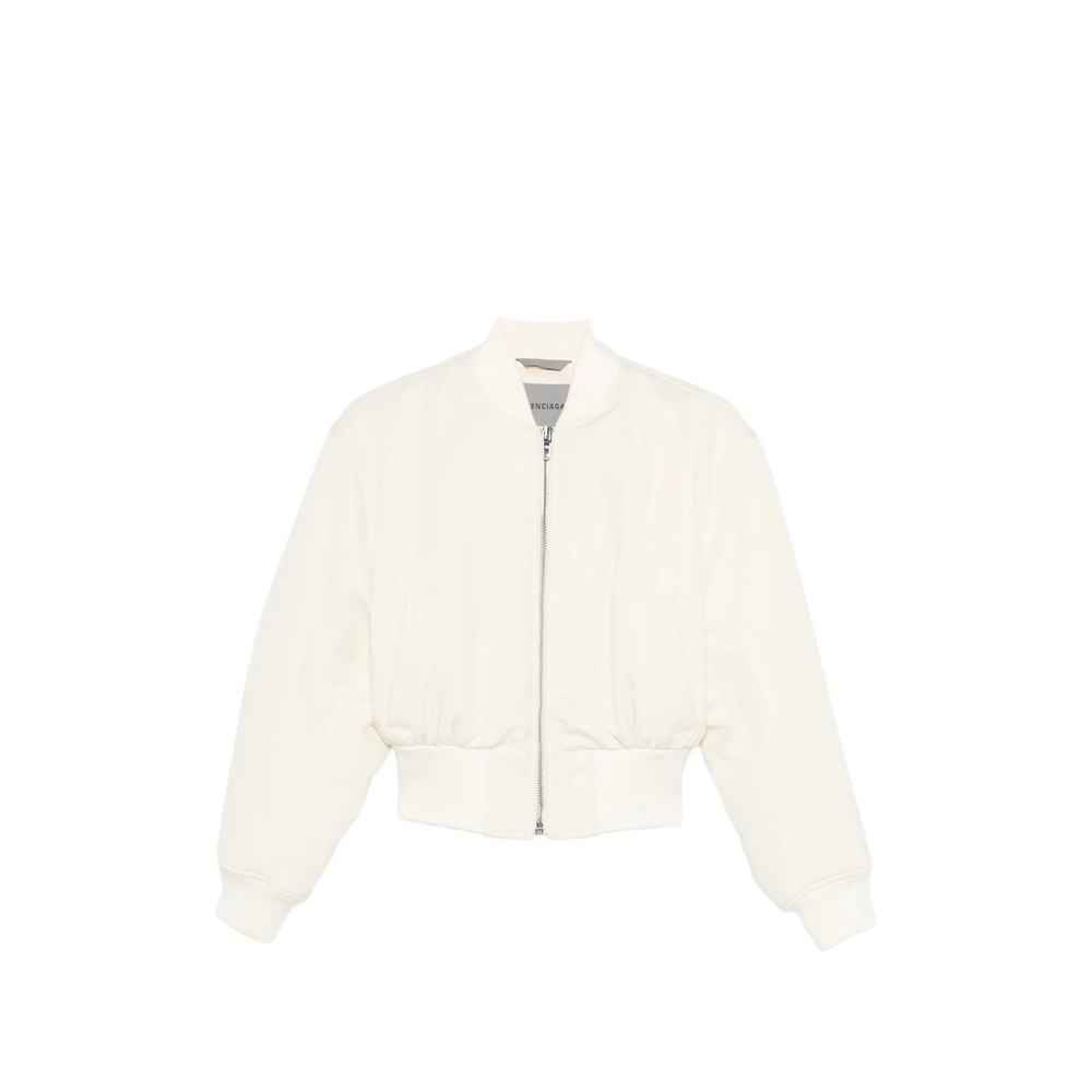 Balenciaga Cropped Bomber Jacket
