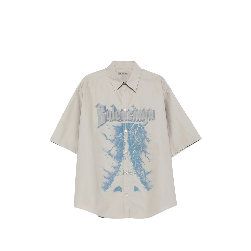 Balenciaga Eiffel Tower Graphic Shirt