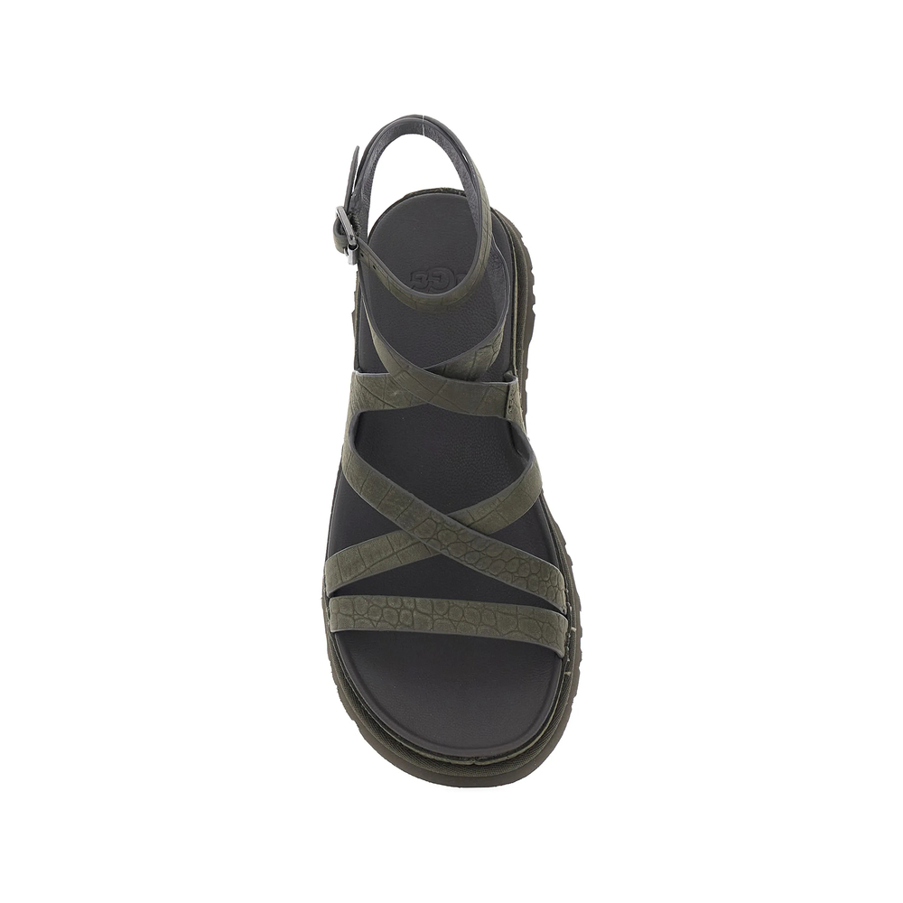 Goldengaze Ankle-Wrap Sandals