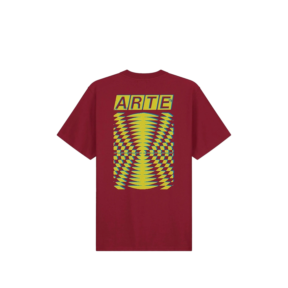 Abstract-Print Cotton T-Shirt