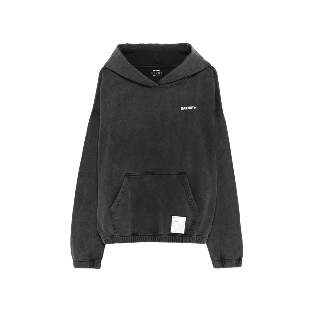 Satisfy Logo-detail Hooded Sweatshirt