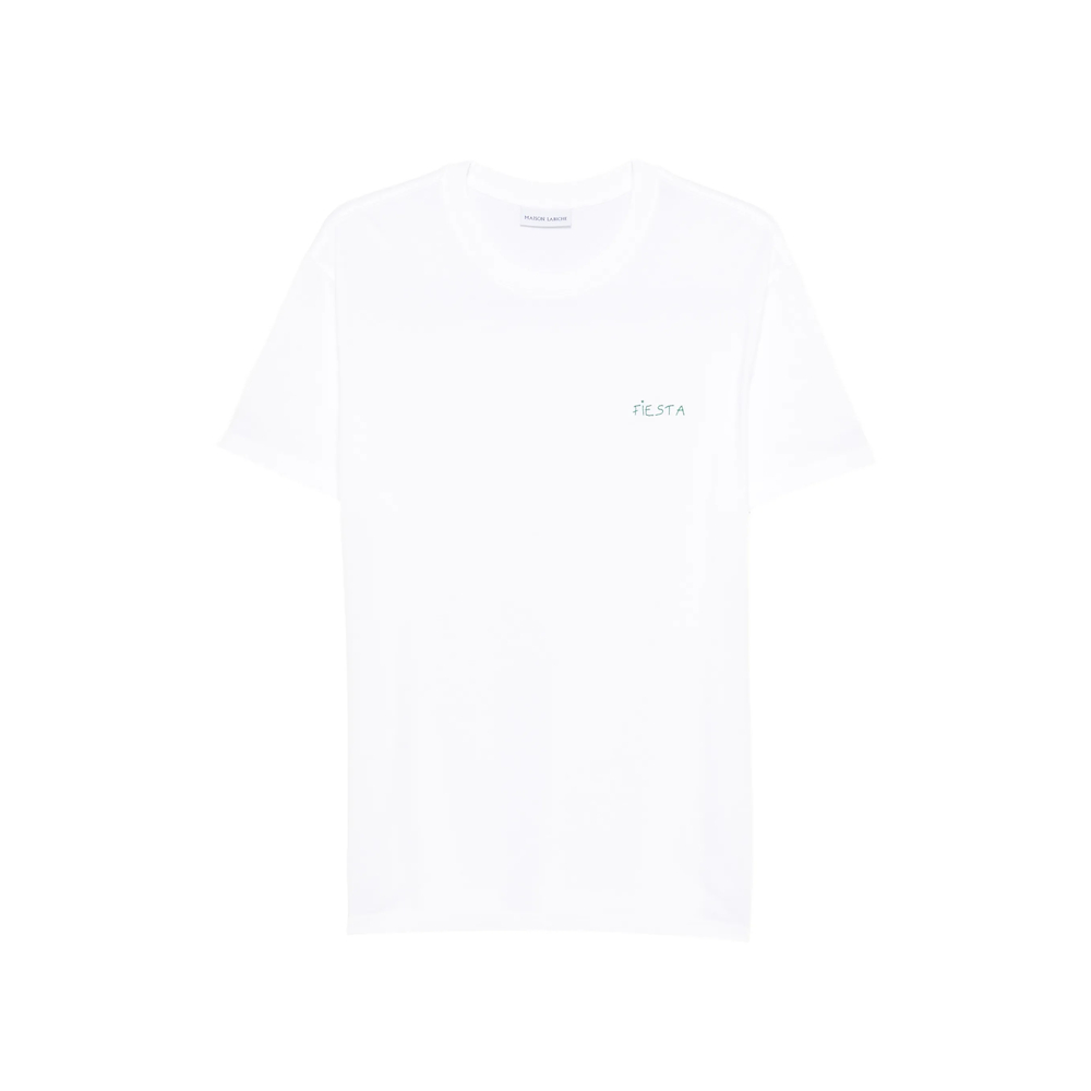 Maison Labiche Popincourt Embroidered T-shirt In White