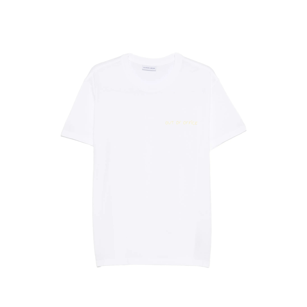 Maison Labiche Popincourt Embroidered T-shirt In White