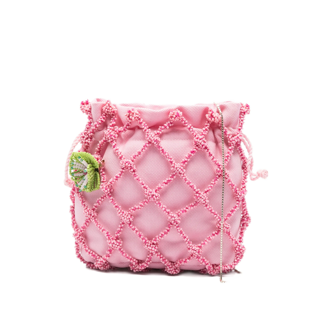 Rosantica Selene Marea Beaded Appliqué Cross Body Bag