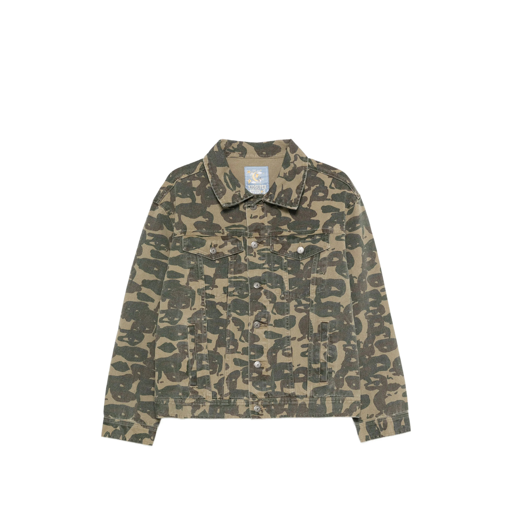 Camouflage Button Jacket