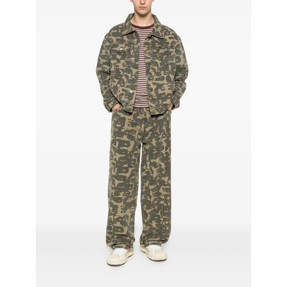 Camouflage Button Jacket