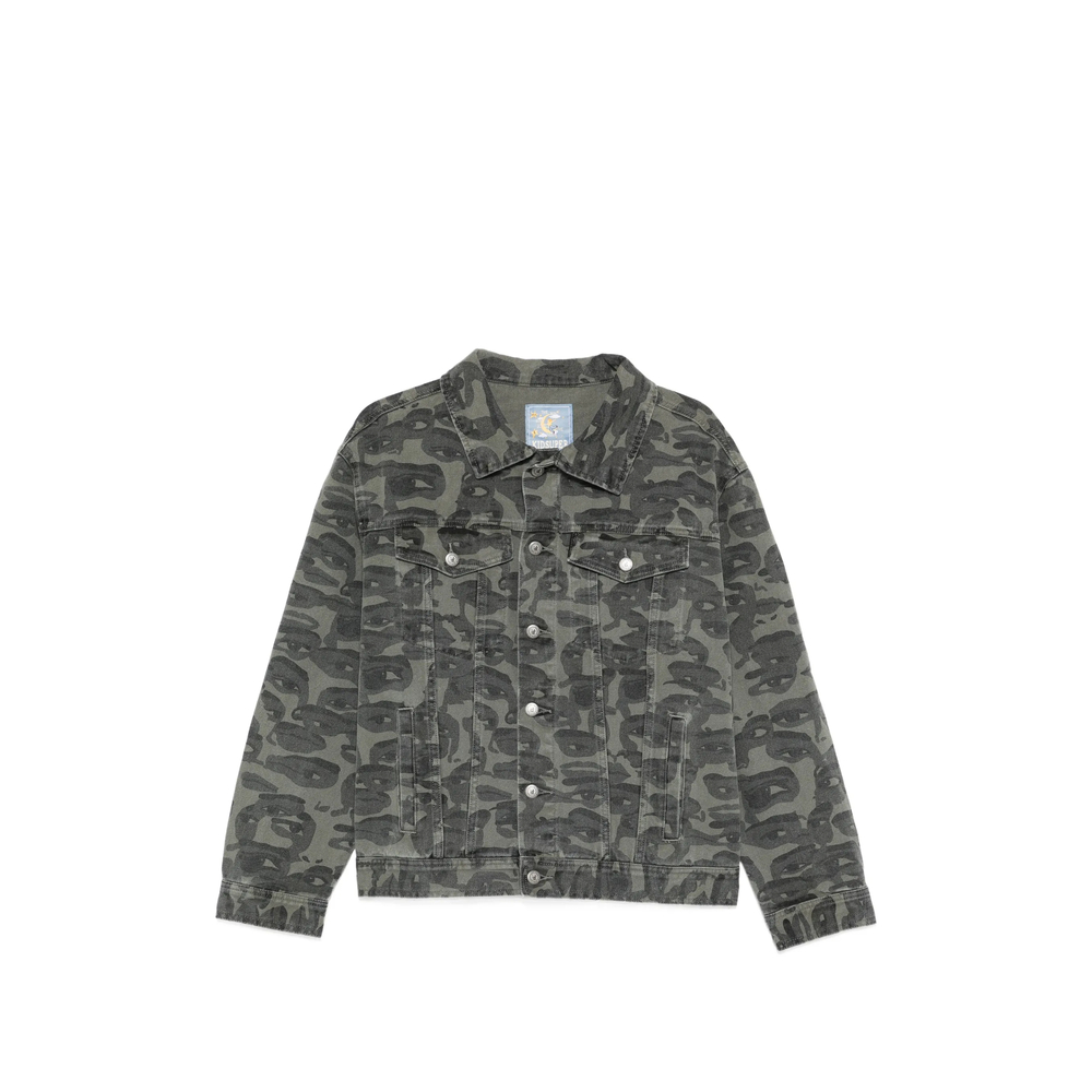 Face-Camo Denim Jacket