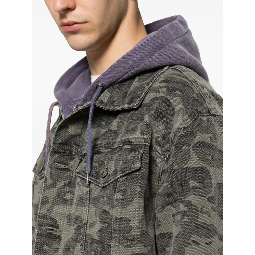 Face-Camo Denim Jacket