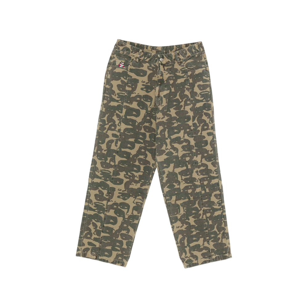 Camouflage Straight Jeans