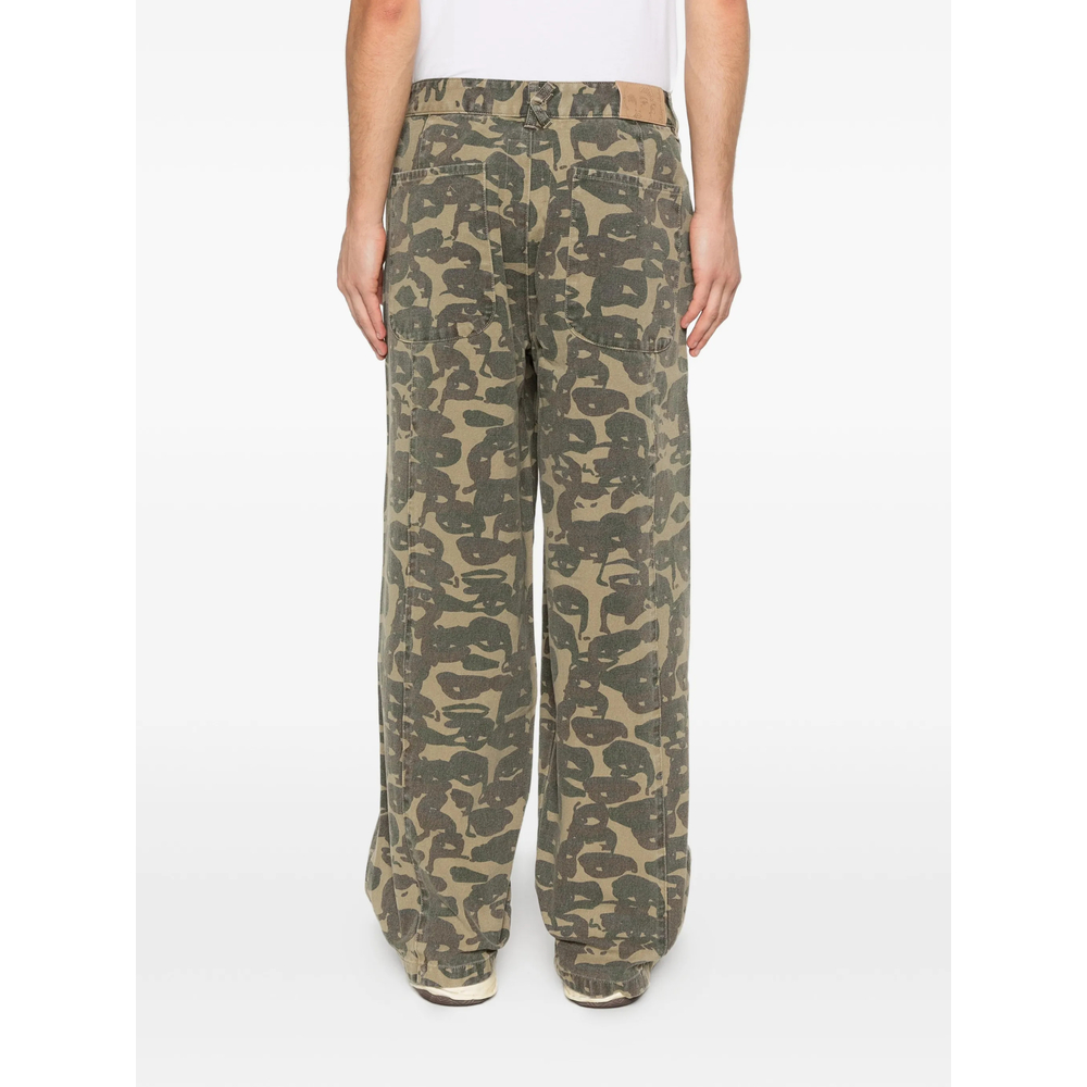 Camouflage Straight Jeans