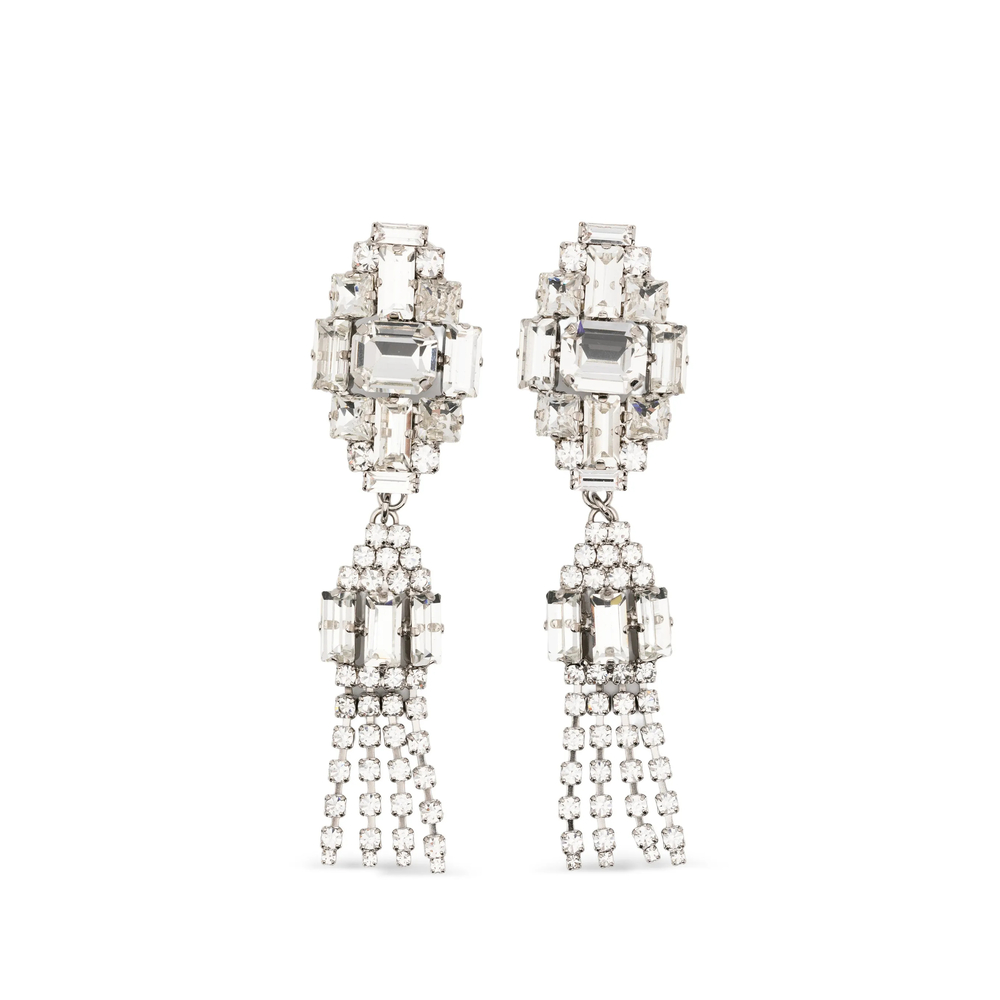 Alessandra Rich Tassel Bijoux Earrings