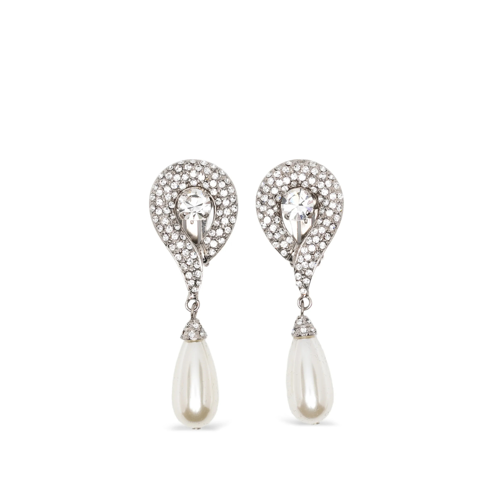Alessandra Rich Faux-pearl Earrings